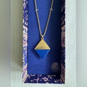 Lucky Brand  Blue Lapis Stone Necklace